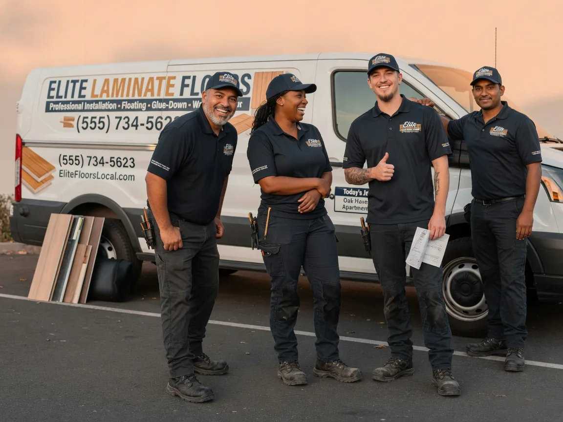 Laminate flooring installation company in Lowden, IA